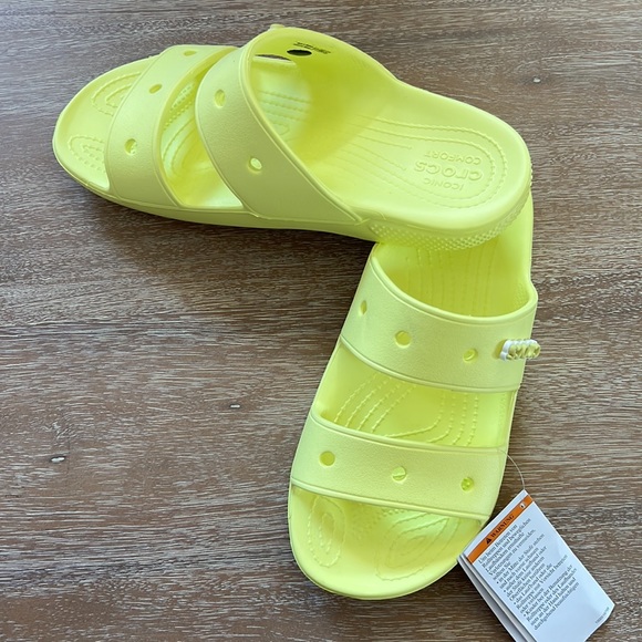 Crocs Classic Sandals Unisex 2 Strap Slip On Summer Beach Slides - Picture 5 of 6